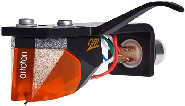 2M Bronze Zellenhalter auf SH-4 Arm - Nude Fine Line sphärische Diamant-Stereo-Phonozelle mit Moving Magnet (MM)