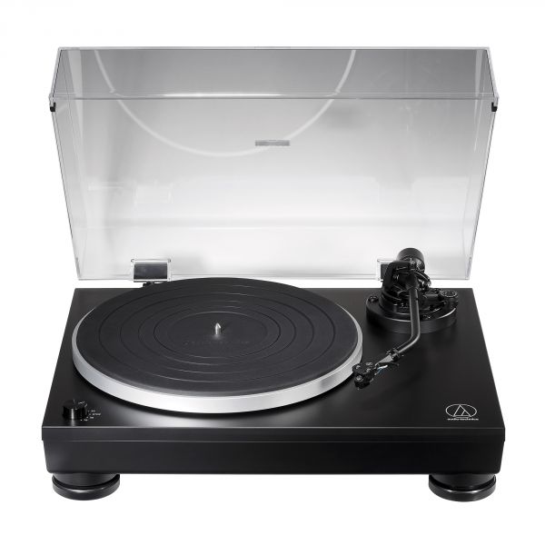 AT-LP5X - Platine vinyle à entraînement direct entièrement manuelle avec cellule AT-VM95E, préampli phono MM/MC et sortie USB