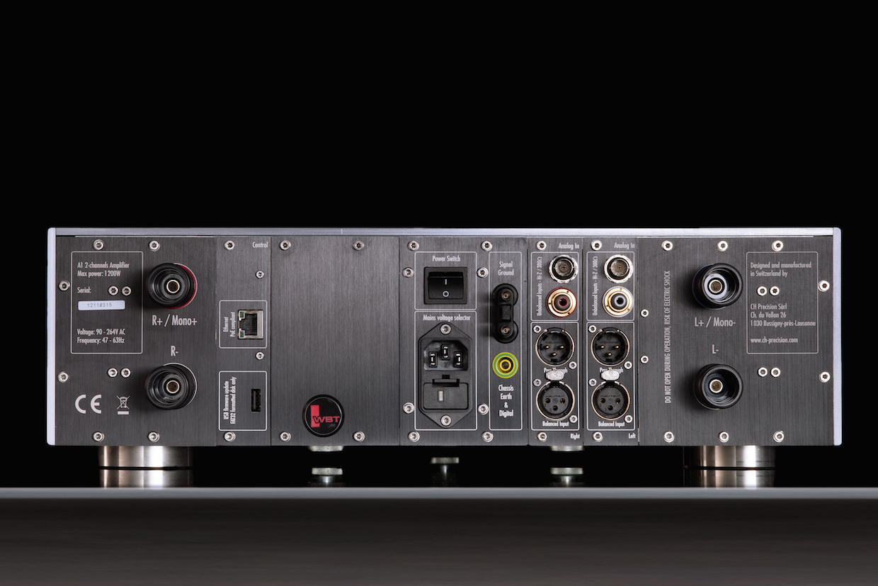 CH Precision A1 - 2 Kanal Endstufe (2 x 100W RMS 8Ω 