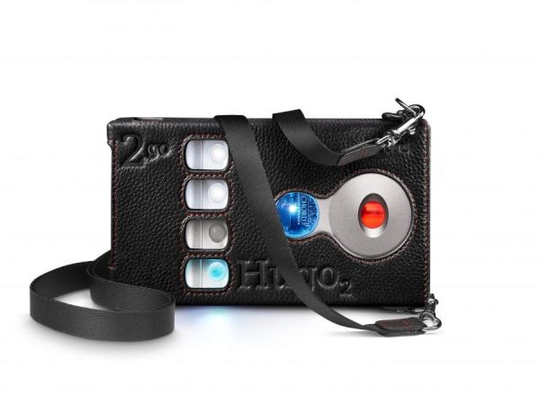 2GO - Etui en cuir pour HUGO 2 et 2GO avec lanière