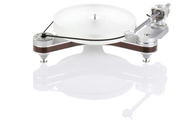 TT043-III Innovation Basic - Argent, boîtier en bois naturel avec bras de lecture Clarify et cellule Maestro V2 MM