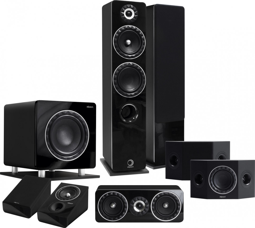 Elipson Packhome cinéma (5.1.2 Dolby Atmos) Prestige Facet 14F 1