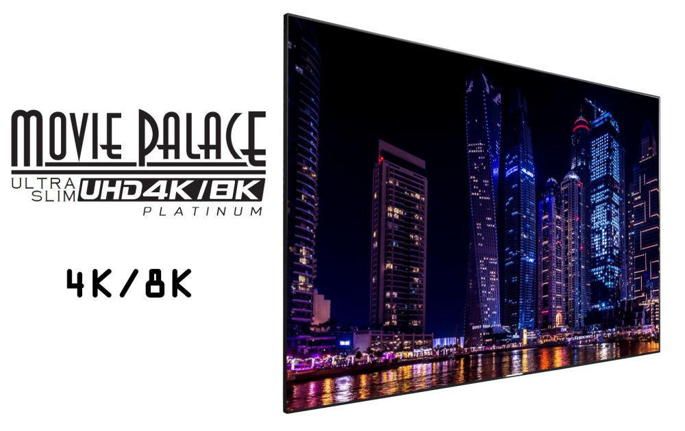 LUMENE Movie Palace Ultra Slim Platinum 240C 4K/8K UHD 16/9 2340x1320 