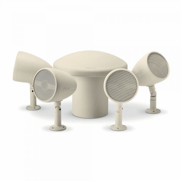 Littora 200 OD 4.1 Custom Install - Pack Enceinte extérieur 2 paires OD Sat 5 + 1 caisson de basse OD Sub 12
