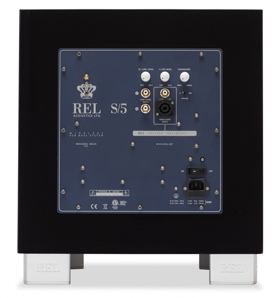 REL S 5 - Subwoofer 550W/20Hz, Audio Visual Factory